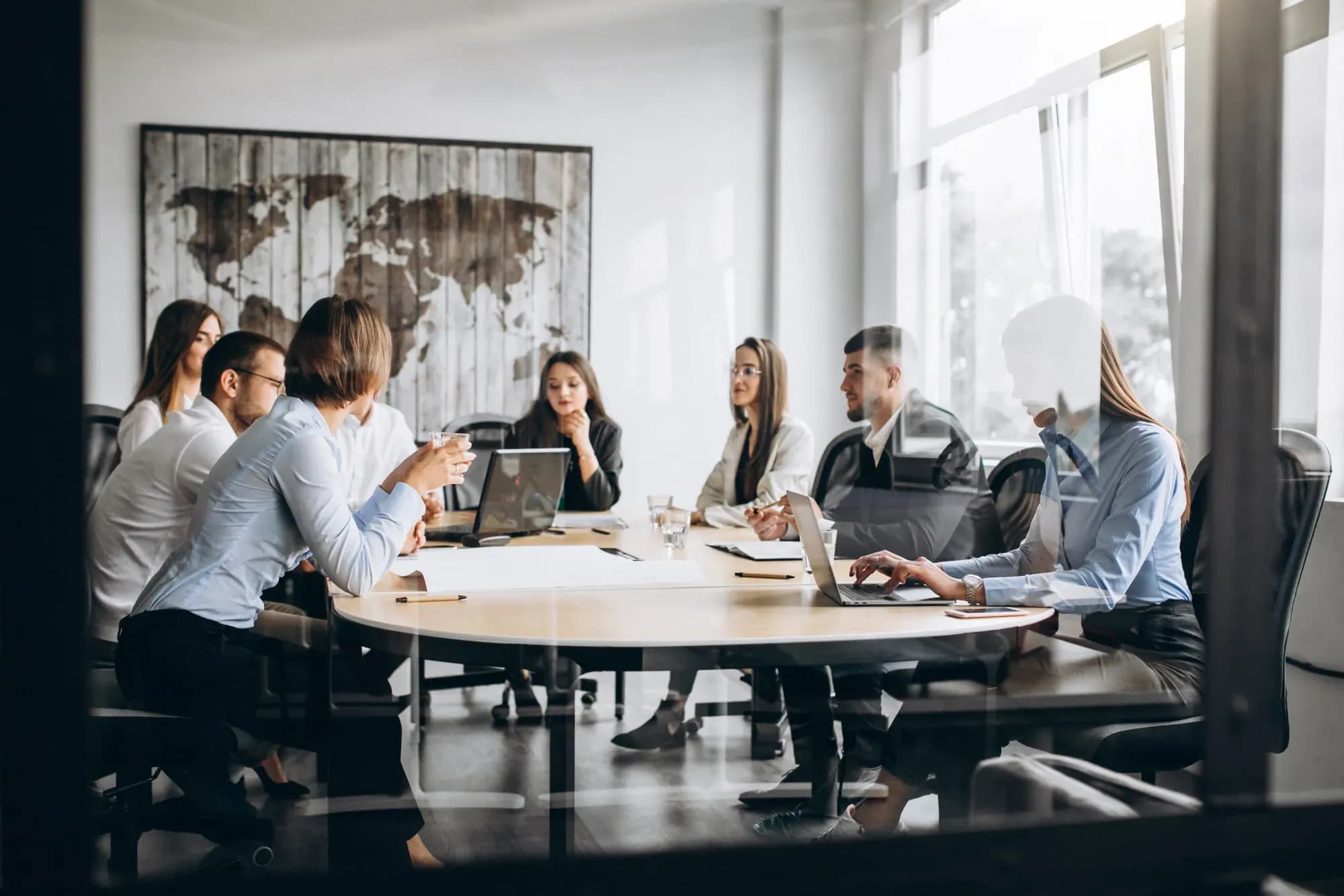 Enterprise SEO consultants collaborating
